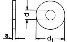 din9021 fender washer from Transhow